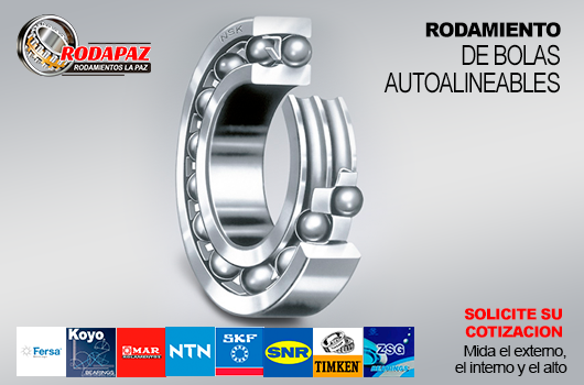 rodamiento de bola autoalineable