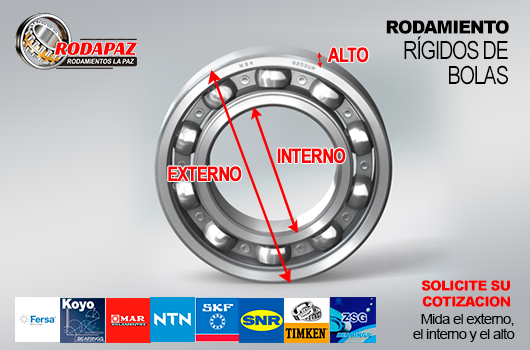 rodamiento rigido de bola